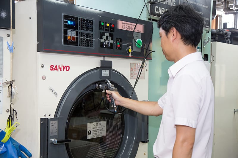 トリートメント加工により素材に合わせた風合い